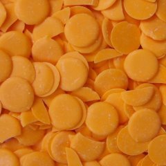 Шоколадная глазурь ШОКОМИЛК Оранжевая апельсиновая 500 г 