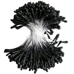 Тычинки для цветов длинные Чёрные 1,5 мм 400 шт 7445369