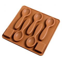 Форма силиконовая для шоколада Ложки 5 шт 4718306