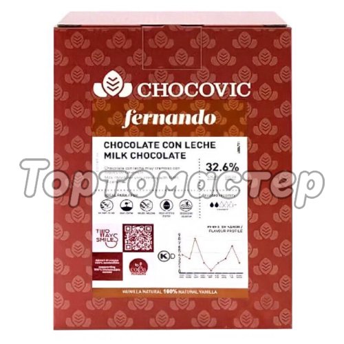 Шоколад "Fernando" Chocovic Молочный 32,6 % 100 г