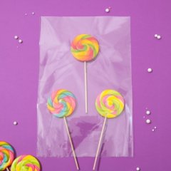 Пакетик прозрачный для сладостей 20х30 см 100 шт пак-30	