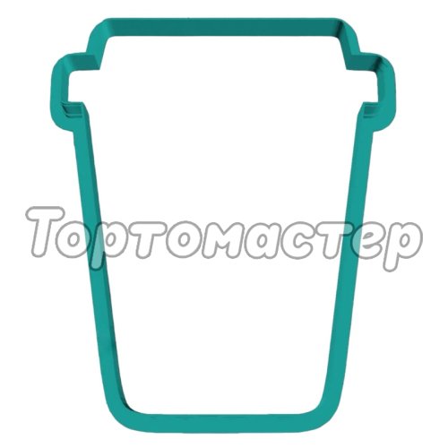 Вырубка пластиковая LUBIMOVA Стаканчик кофе LC-00008656