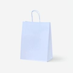 Пакет с ручками Белый 22х12х25 см 