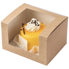 Коробка для сладостей с окном 13х11х8 см