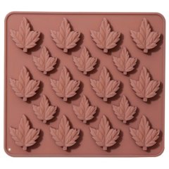 Форма силиконовая для шоколада Кленовые листья 18 шт 4716617