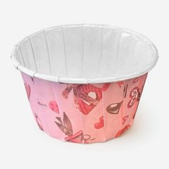 Капсула бумажная с подворотом "Любовь" D50 H40 1 шт Б-86		, 7 ₽ Капсула бумажная с подворотом "Любовь" D50 H40 1 шт Б-86