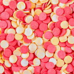 Посыпка кондитерская конфетти "Красно-золотое" 50 г tp73956