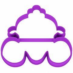 Вырубка пластиковая "Карета принцессы" 