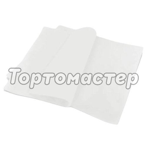 Бумага парафинированная для бенто-торта Белая 18х18 см 25 шт
