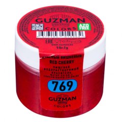 Краситель пищевой сухой водорастворимый GUZMAN 769 Красный вишнёвый 10 г 769