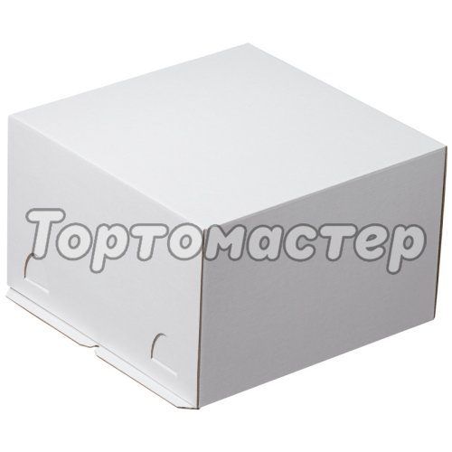 Коробка для торта плотная Белая ForGenika 30х30х19 см ForG STANDARD W 300*300*190 S