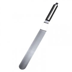 Лопатка (спатула) изогнутая с металлической ручкой 36,5х3 см 2834535